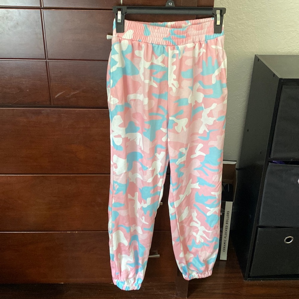 Prink & Blue camo pants